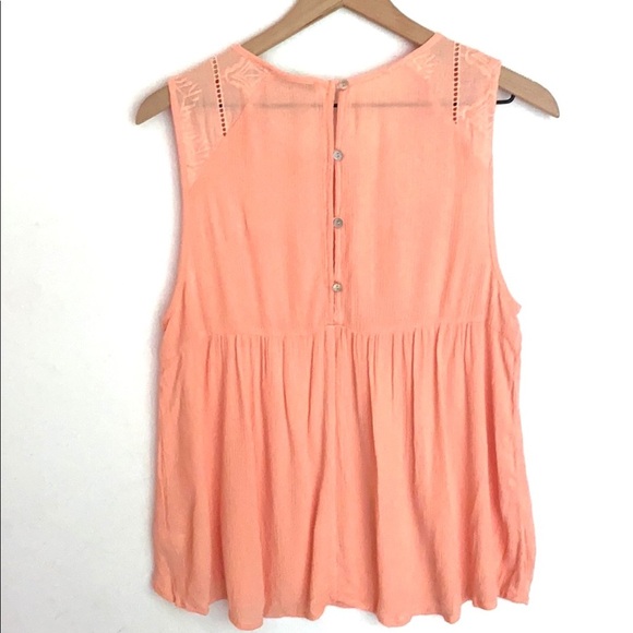 Chloe K sleeveless top, Size L, Color: peach - Picture 5 of 8